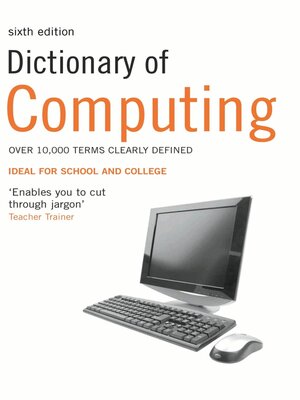 cover image of Dictionary of Computing